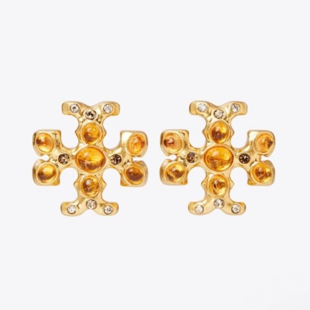 Tory Burch Roxanne Jeweled Stud Earring